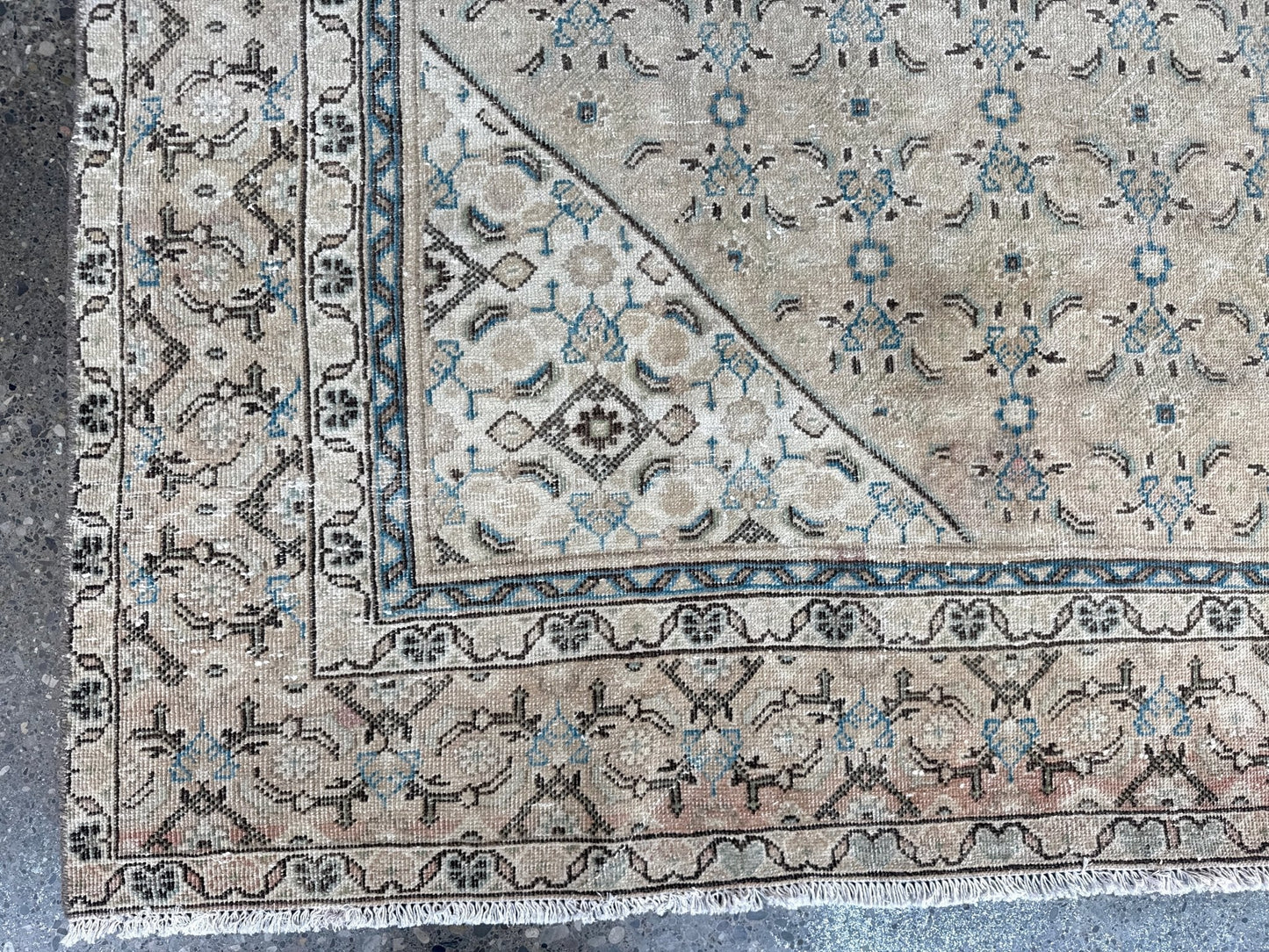 Vintage Persian Mahal Rug | 9' 1" x 12'