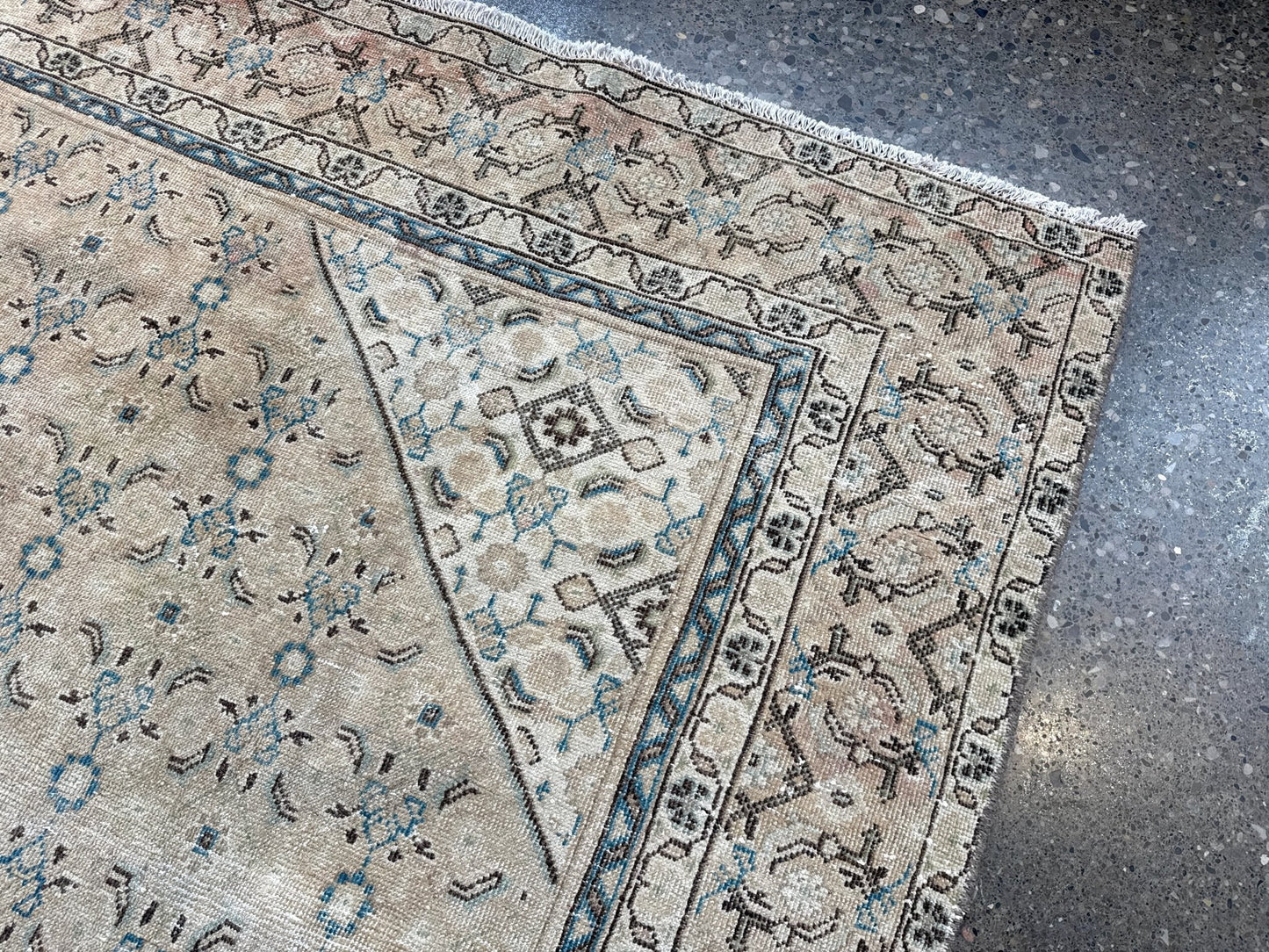 Vintage Persian Mahal Rug | 9' 1" x 12'