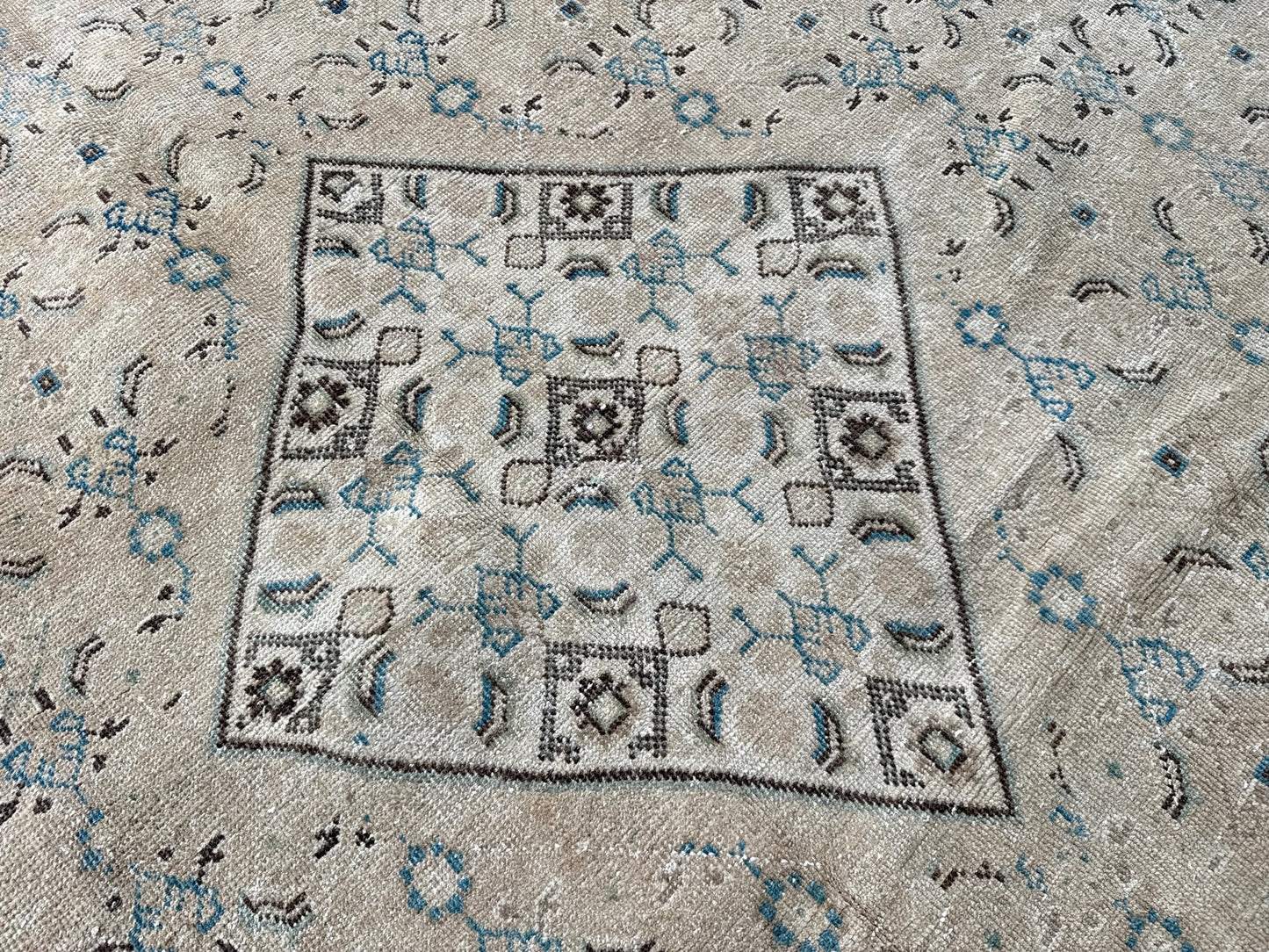 Vintage Persian Mahal Rug | 9' 1" x 12'
