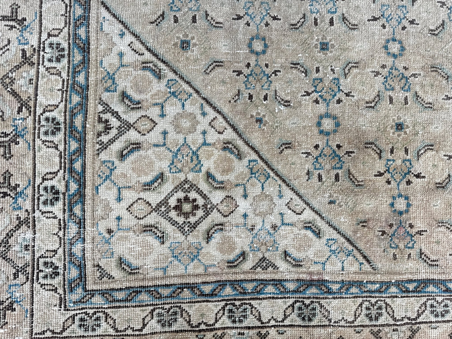 Vintage Persian Mahal Rug | 9' 1" x 12'