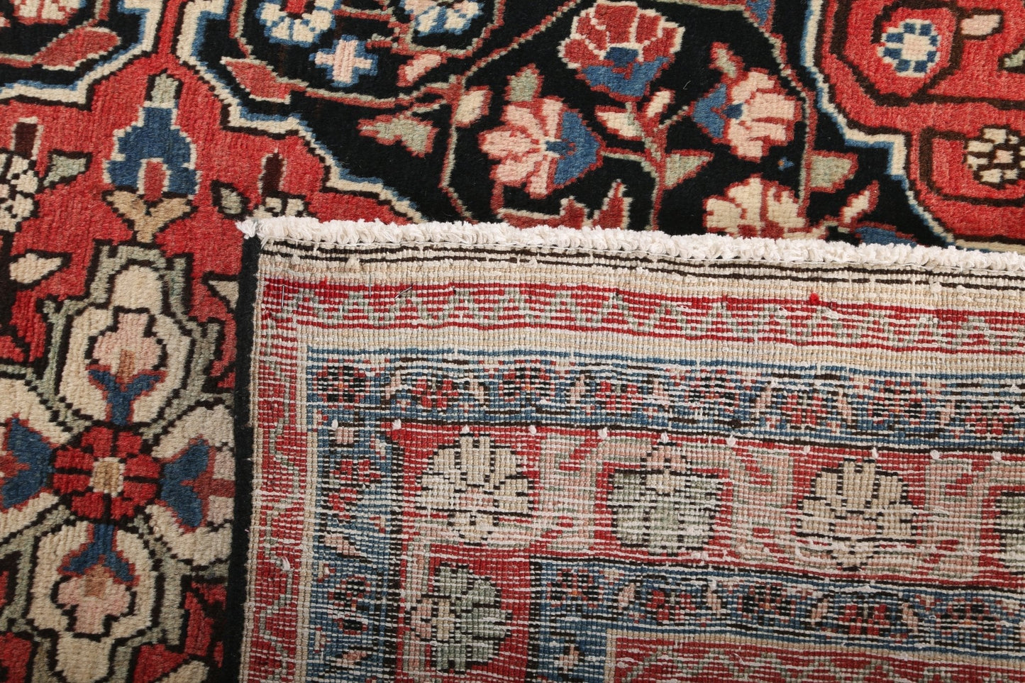 Vintage Persian Mahal Runner Rug | 3' 9" x 9' 3"