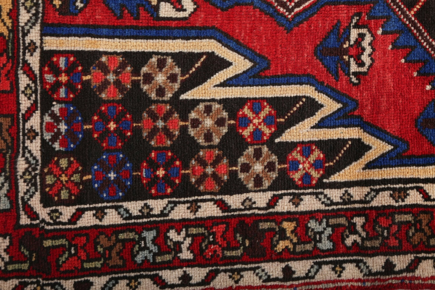 Persian Mazlaghan Rug | 2' 7" x 4' 2"