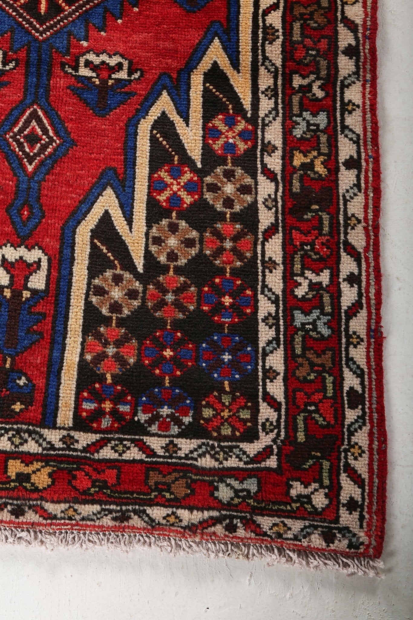 Persian Mazlaghan Rug | 2' 7" x 4' 2"