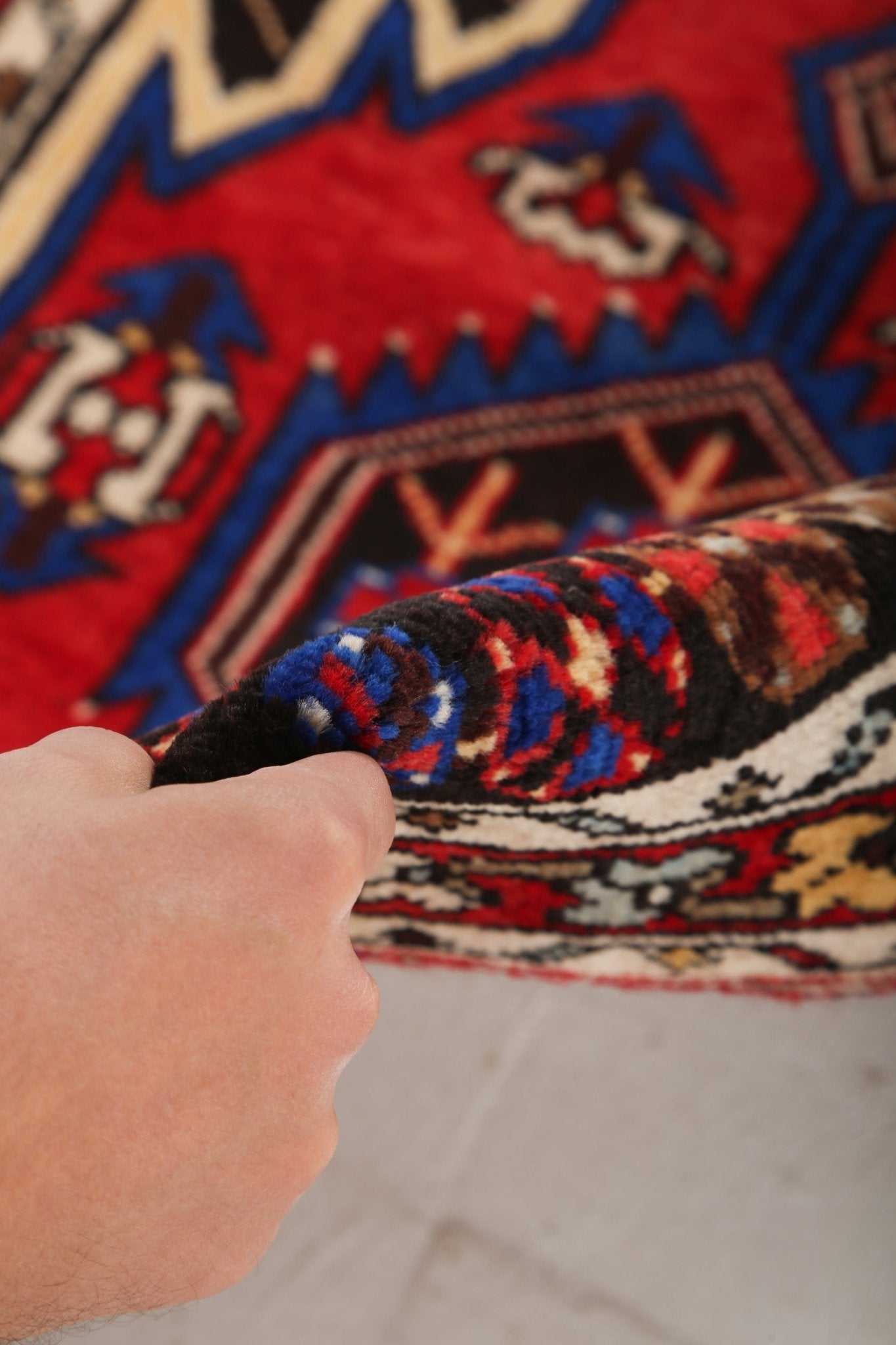 Persian Mazlaghan Rug | 2' 7" x 4' 2"