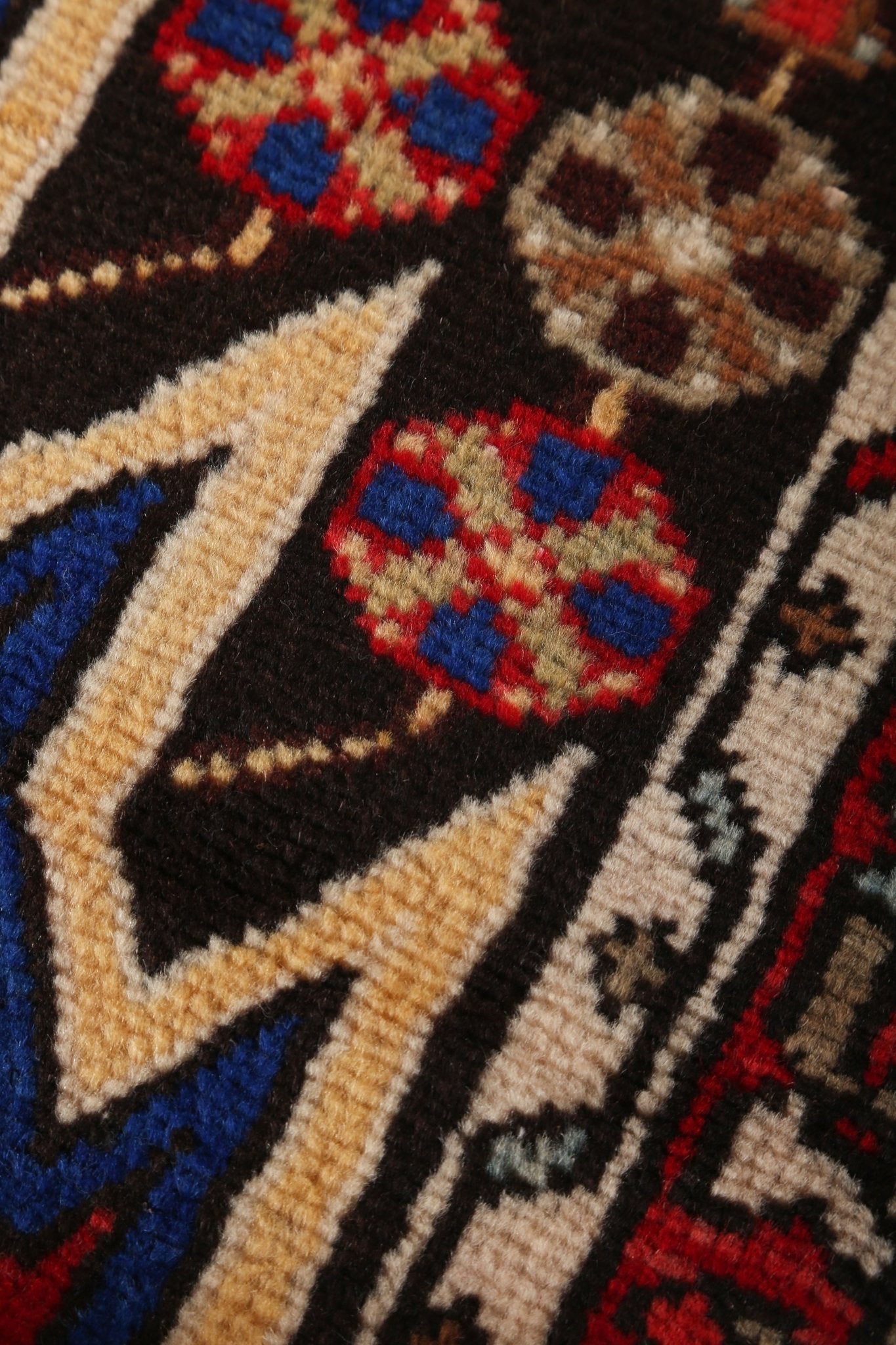 Persian Mazlaghan Rug | 2' 7" x 4' 2"