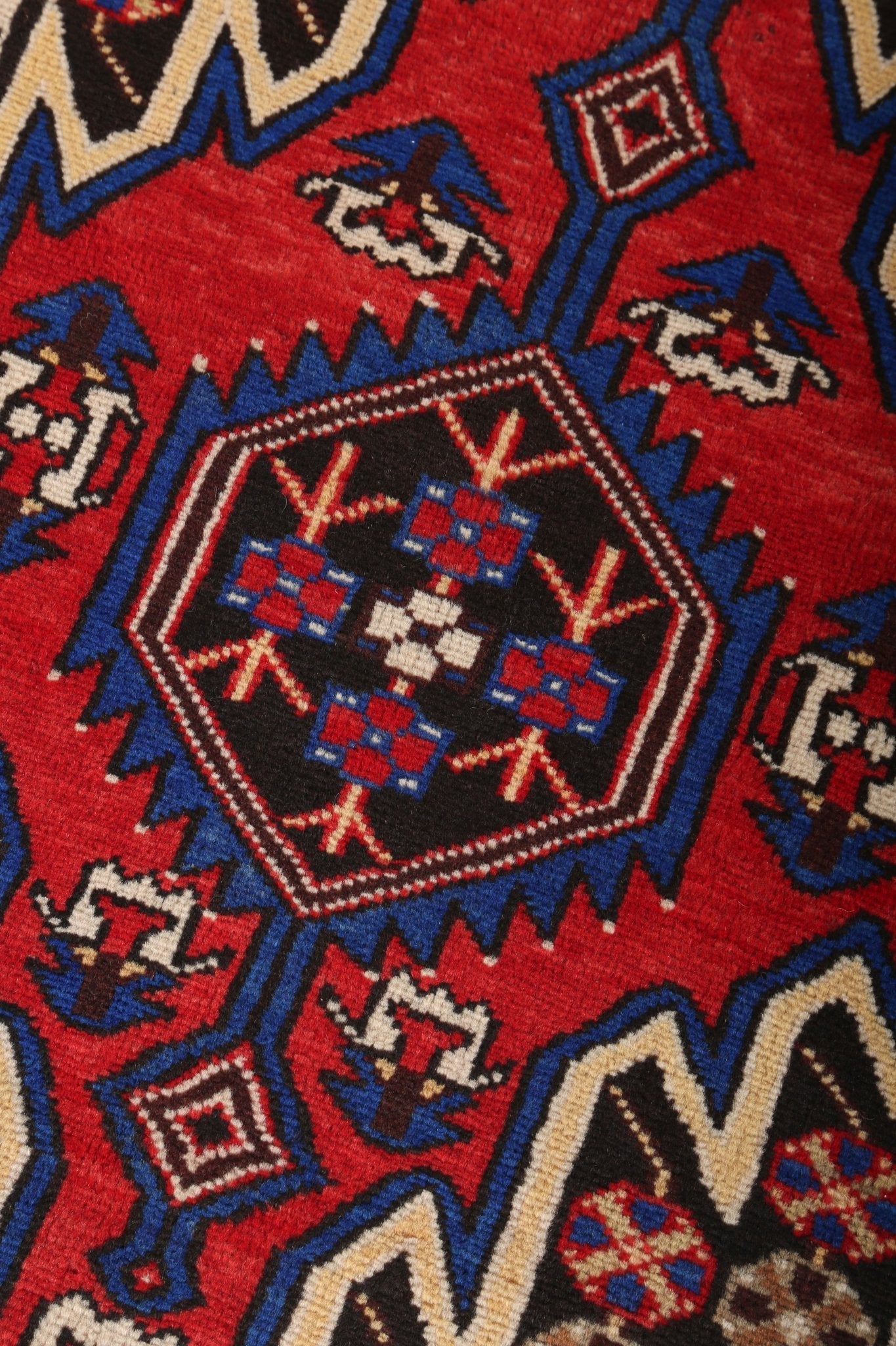Persian Mazlaghan Rug | 2' 7" x 4' 2"