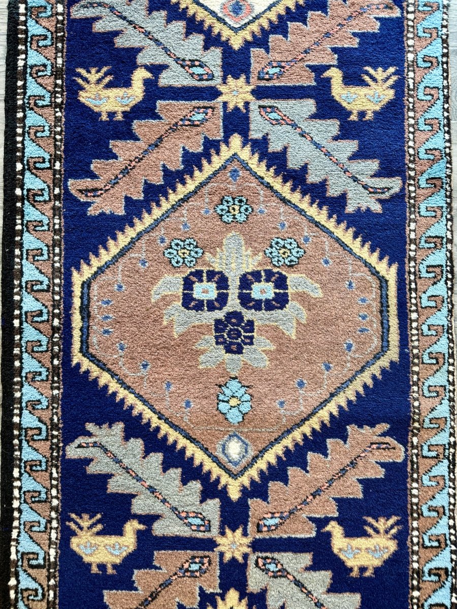 Persian Meshkin Runner Rug | 2' 5" x 11'