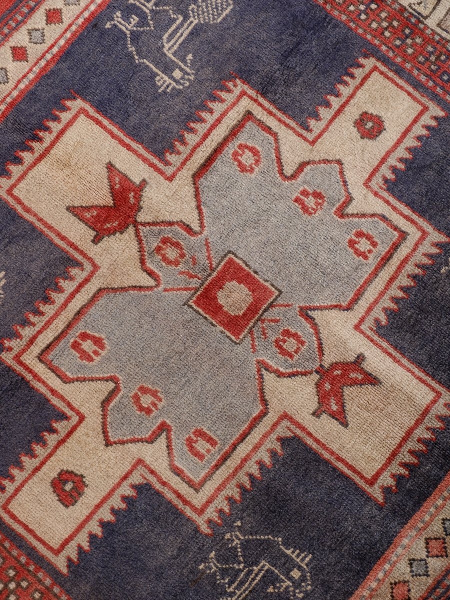 Persian Meshkin Runner Rug | 3' 11” x 10' 7"