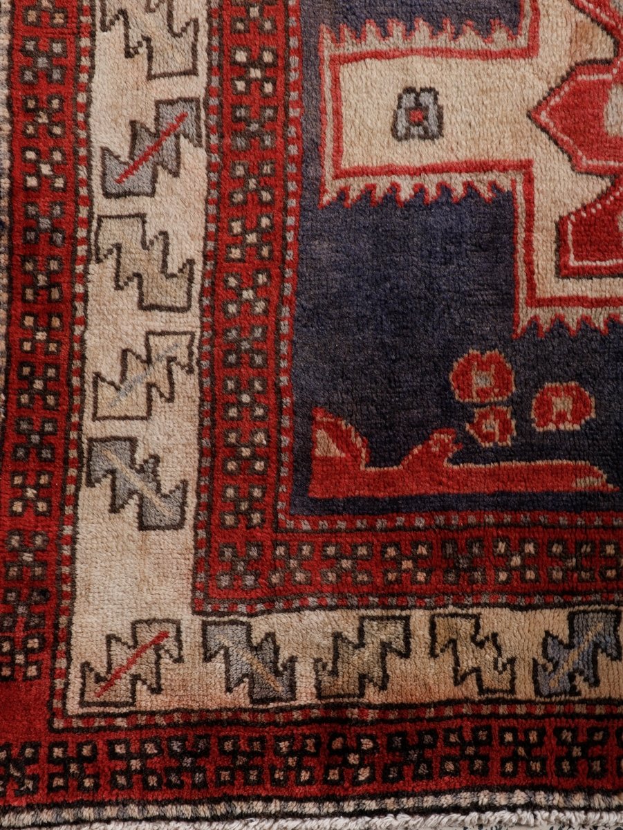 Persian Meshkin Runner Rug | 3' 11” x 10' 7"
