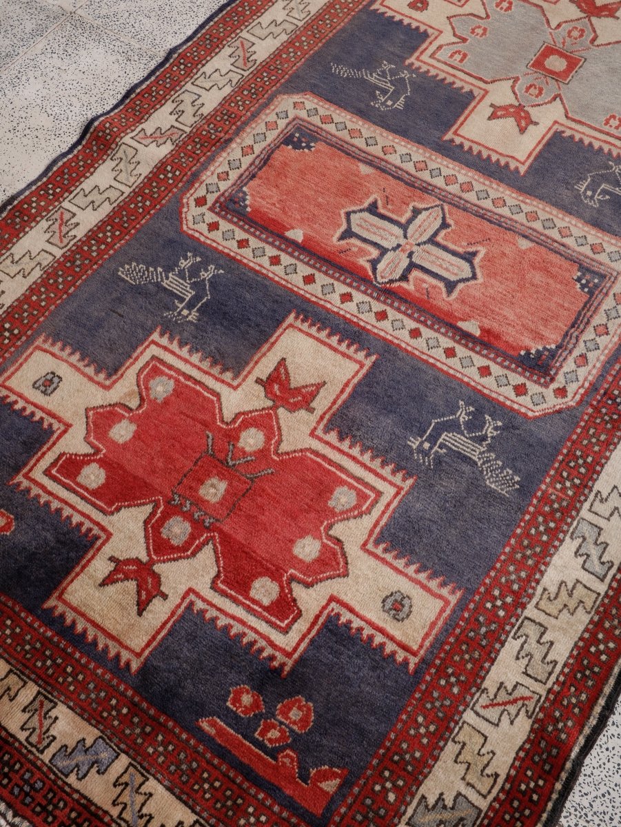 Persian Meshkin Runner Rug | 3' 11” x 10' 7"