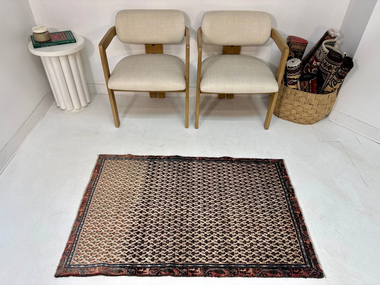 Persian Mir-Boteh Rug | 2' 9” x 4' 3"
