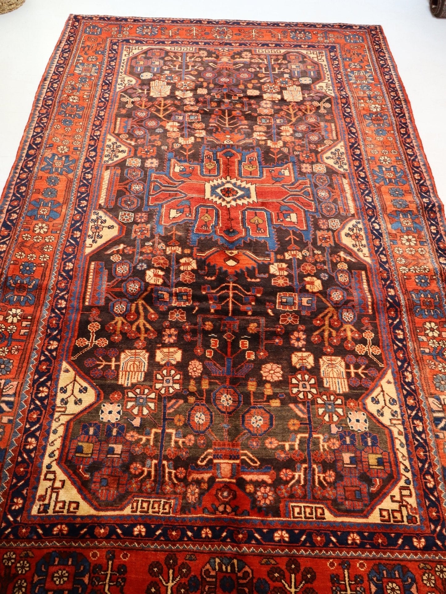 Persian Nahavand Rug | 5' 5” x 9' 7"