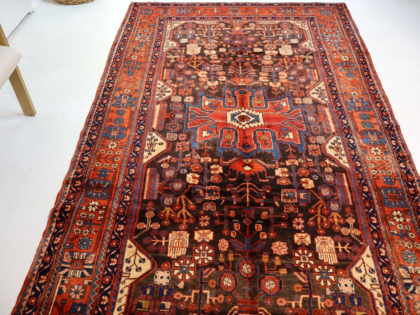 Persian Nahavand Rug | 5' 5” x 9' 7"