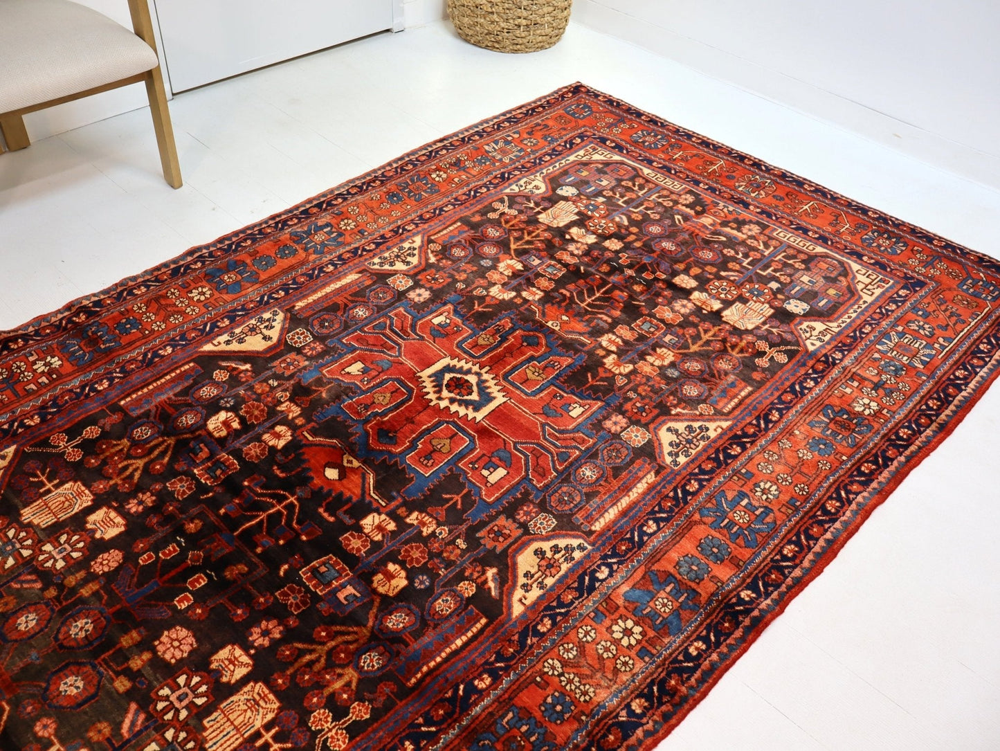 Persian Nahavand Rug | 5' 5” x 9' 7"