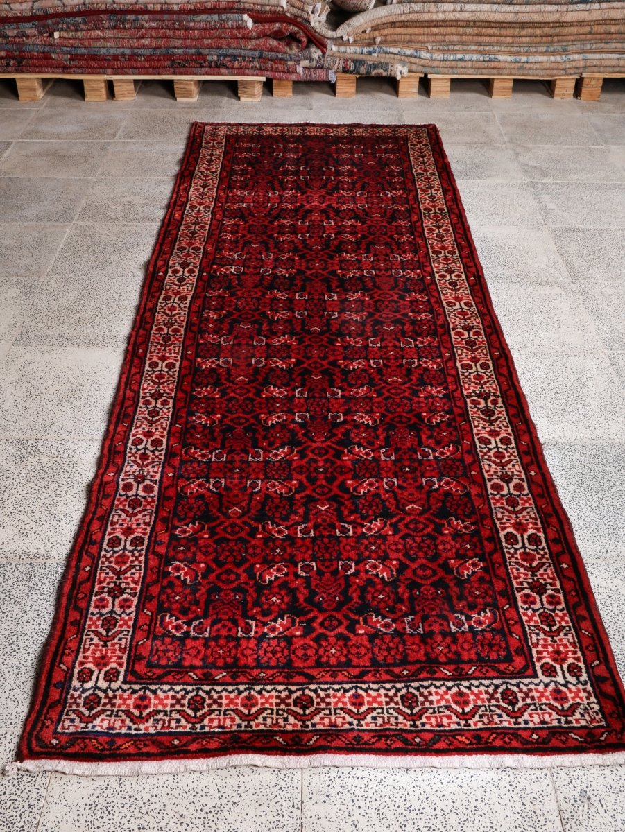 Persian Nanaj Runner Rug | 3' 5” x 10'