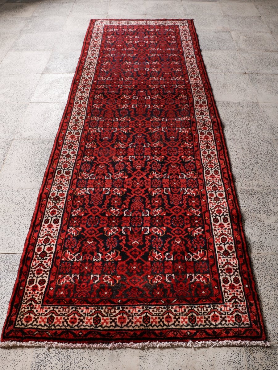Persian Nanaj Runner Rug | 3' 5” x 10'