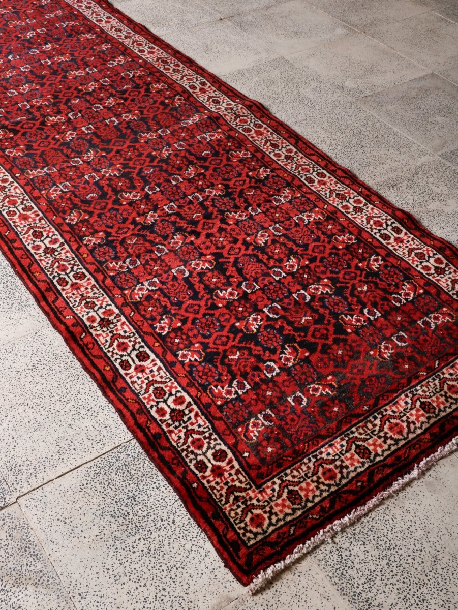 Persian Nanaj Runner Rug | 3' 5” x 10'