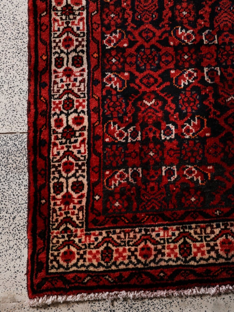 Persian Nanaj Runner Rug | 3' 5” x 10'