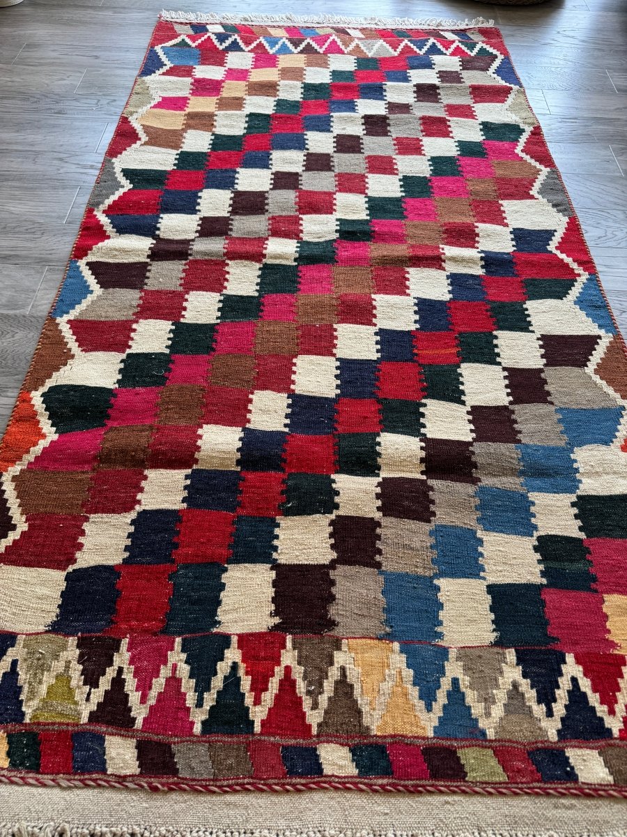 Persian Qashqai Kilim Rug |  3' 3" x 6' 3"