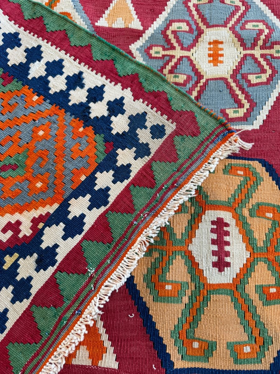 Persian Qashqai Kilim Rug |  5' 4" x 9' 2"