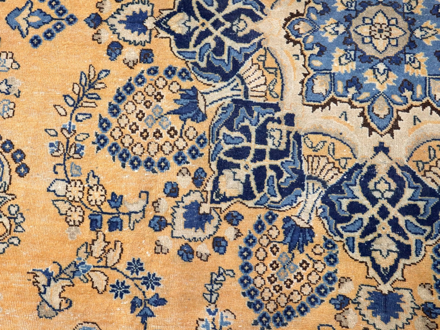 Vintage Persian Sabzevar Rug | 7' 3” x 10' 2"
