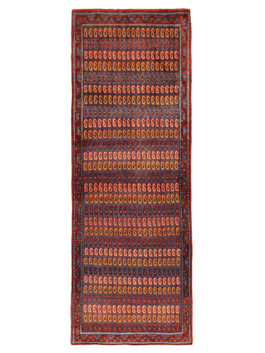 Persian Viss Runner Rug | 2' 11” x 7' 11"