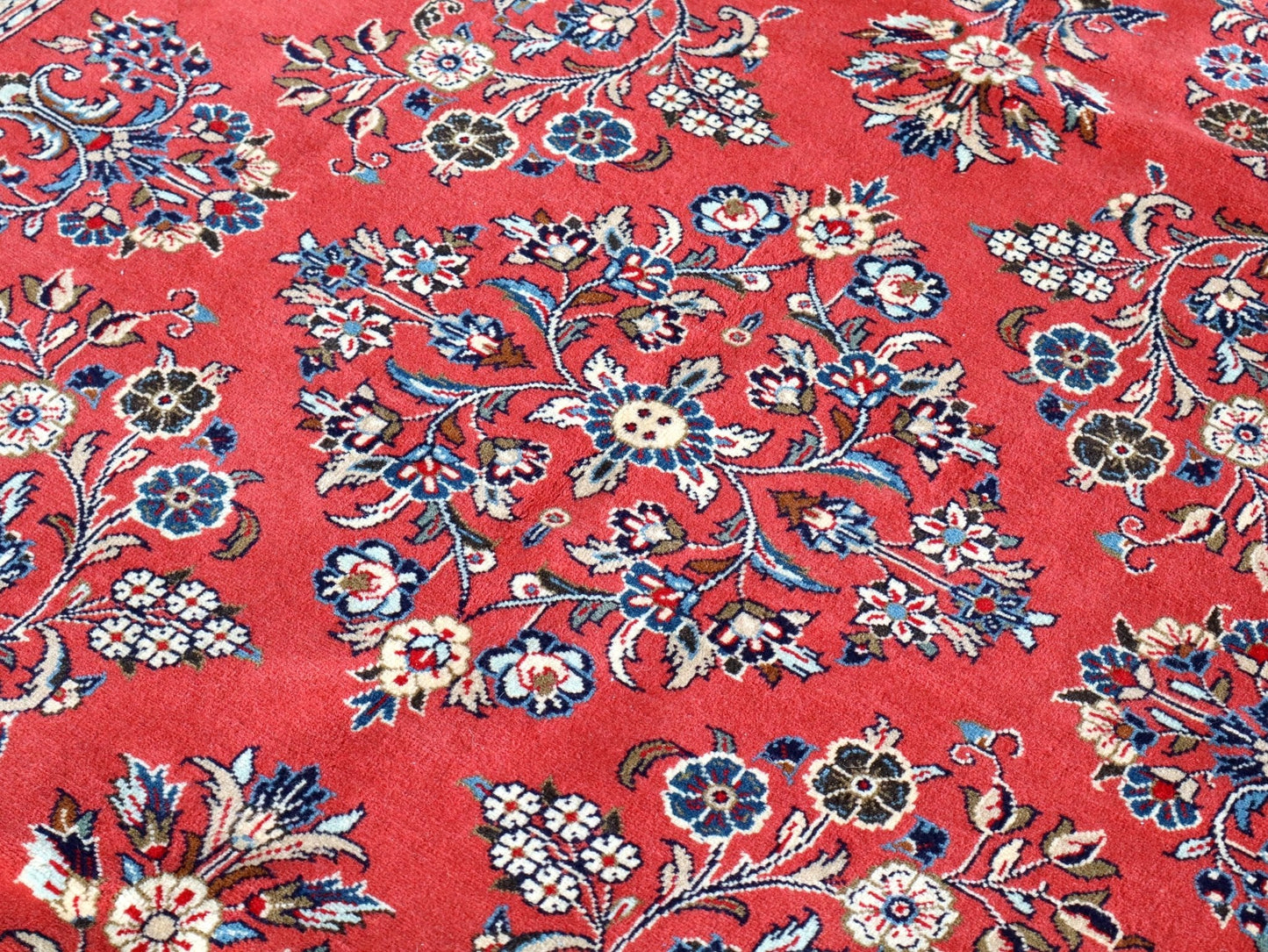 Vintage Persian Sarouk Rug—Signed | 6' 11" x 9' 10"