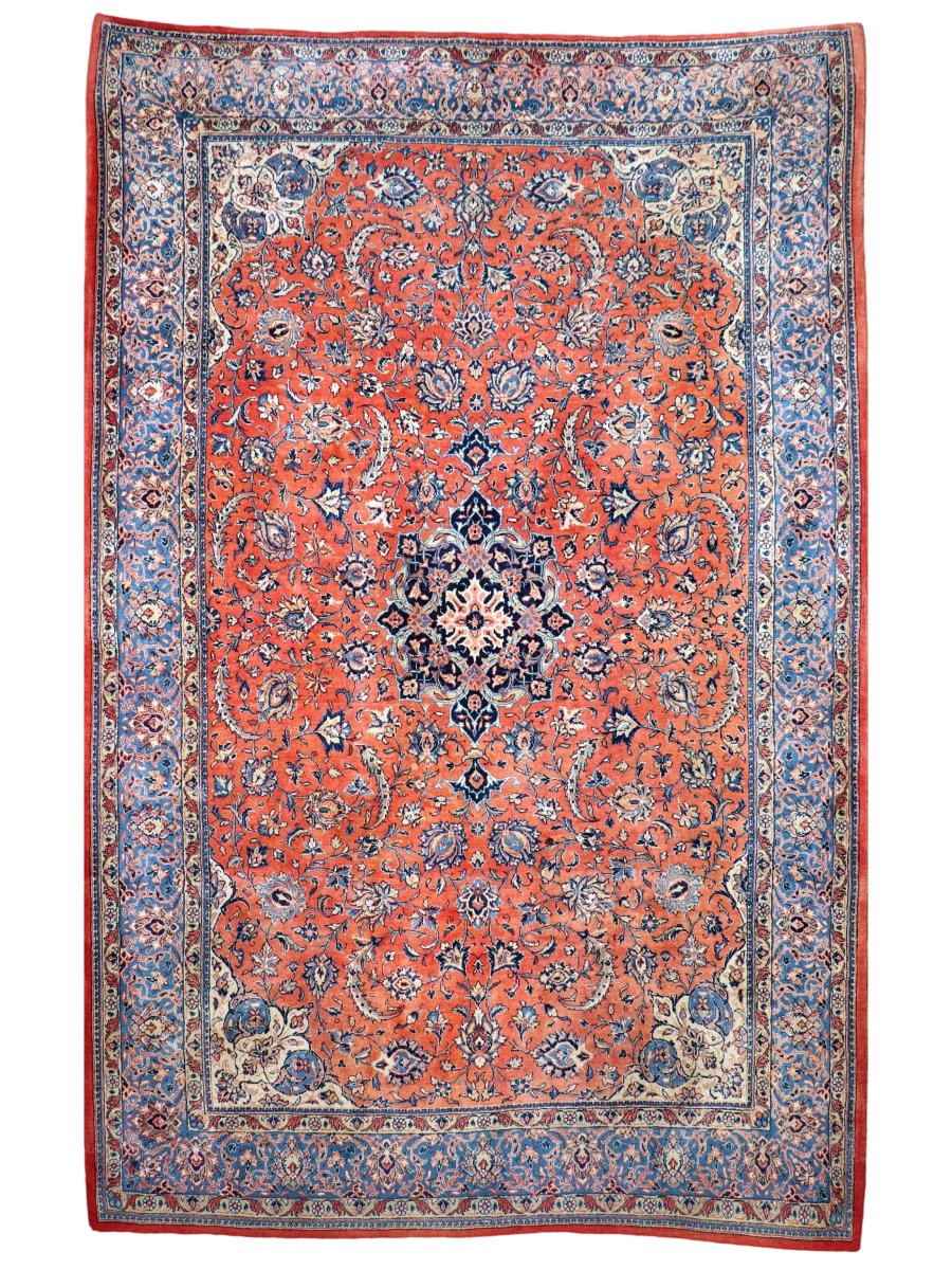 Persian Sarouk Rug | 6' 7" x 10' 2"