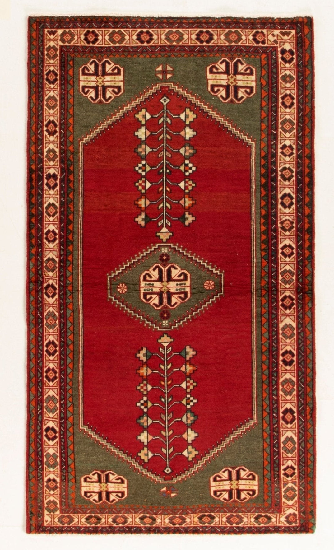 Vintage Persian Abadeh Rug | 2' 11" x 5' 2"