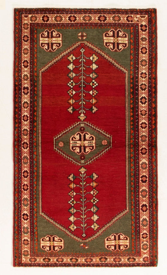 Vintage Persian Abadeh Rug | 2' 11" x 5' 2"