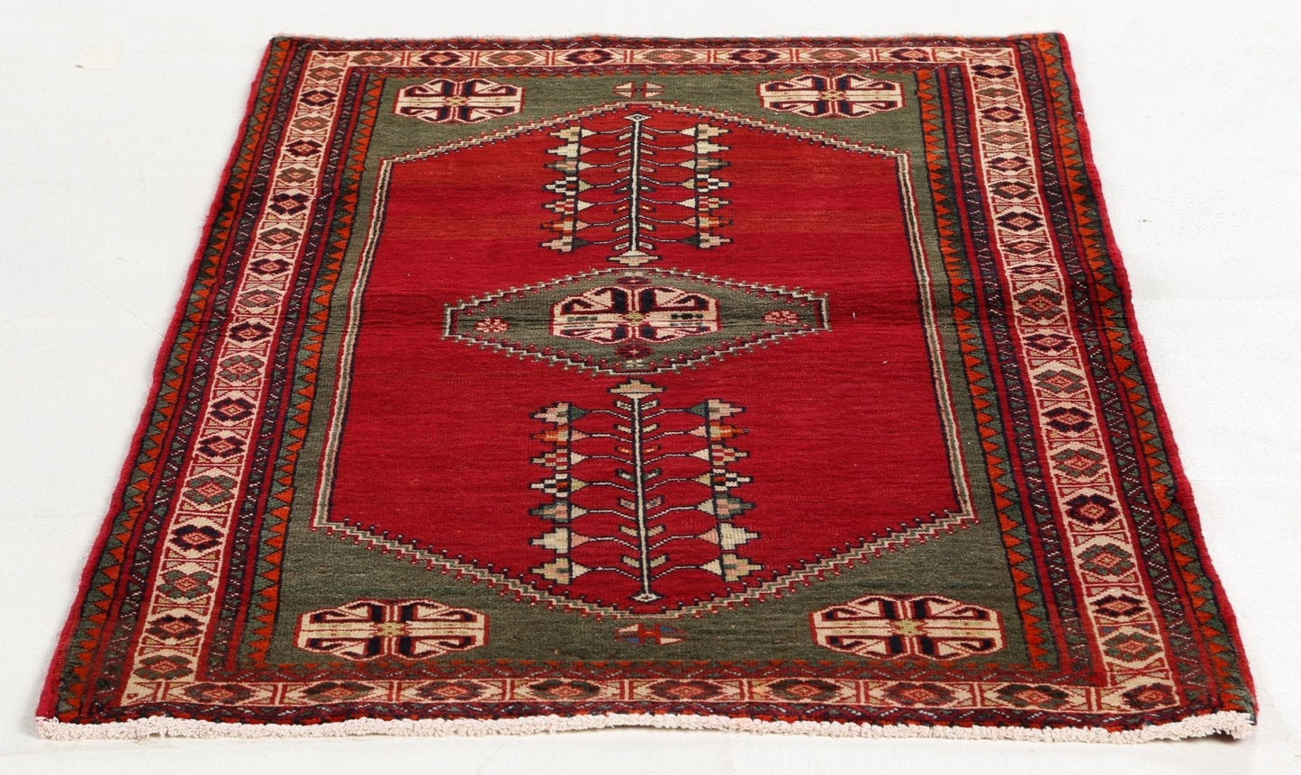 Vintage Persian Abadeh Rug | 2' 11" x 5' 2"