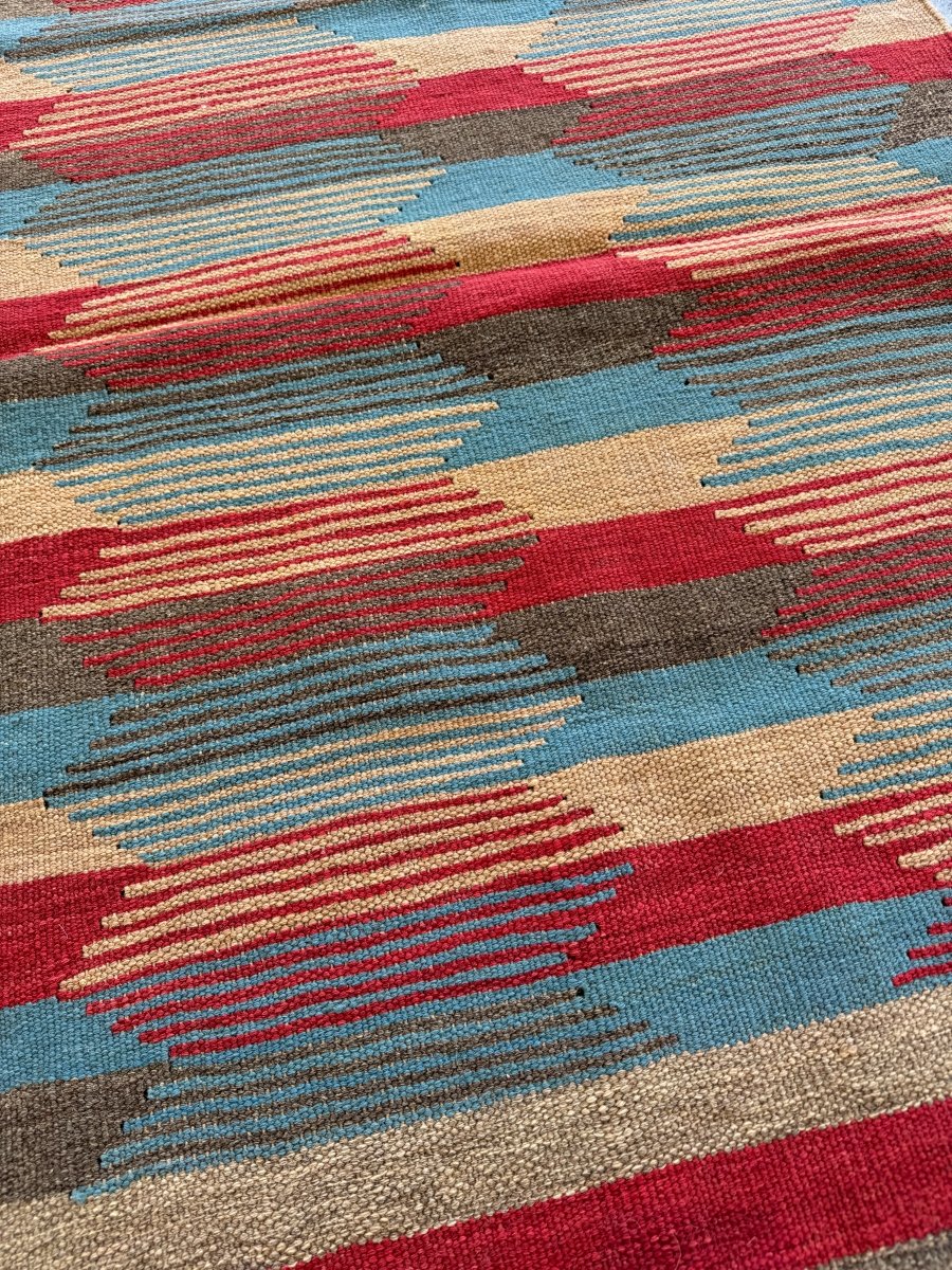 Persian Shiraz Kilim Rug | 3' x 4' 6"
