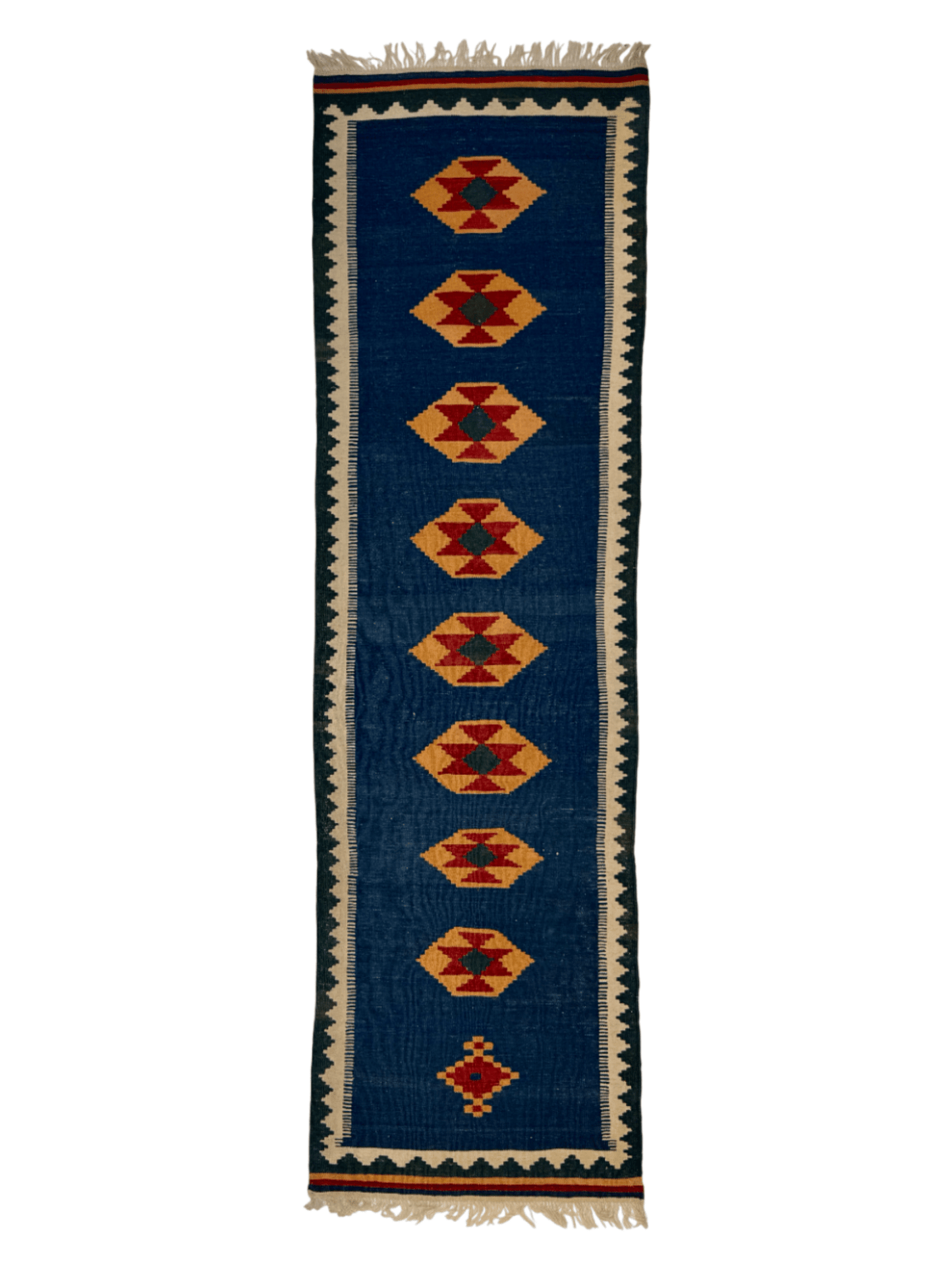 Persian Shiraz kilim Runner |  2' 8" x 9' 7"