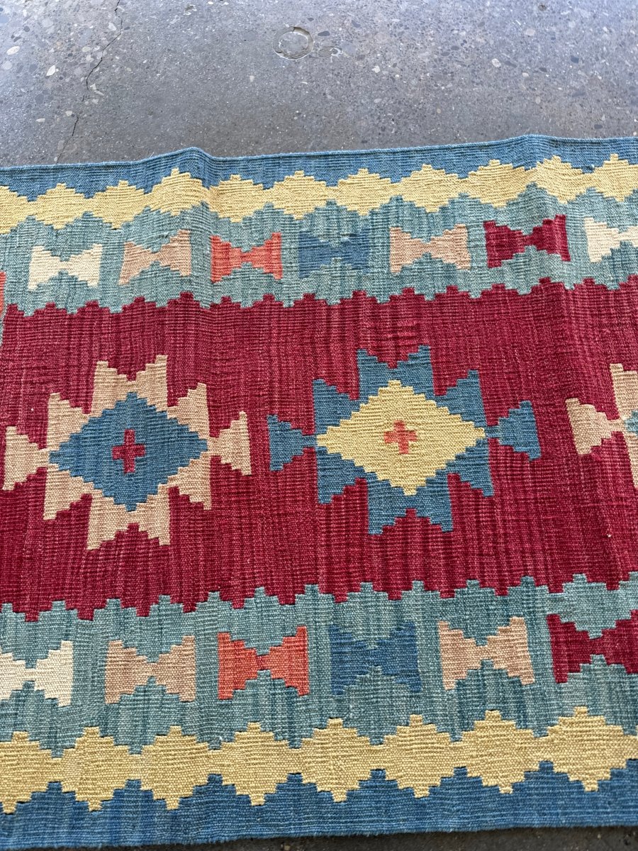 Persian Shiraz Kilim Runner Rug | 2' 10" x 6' 3"
