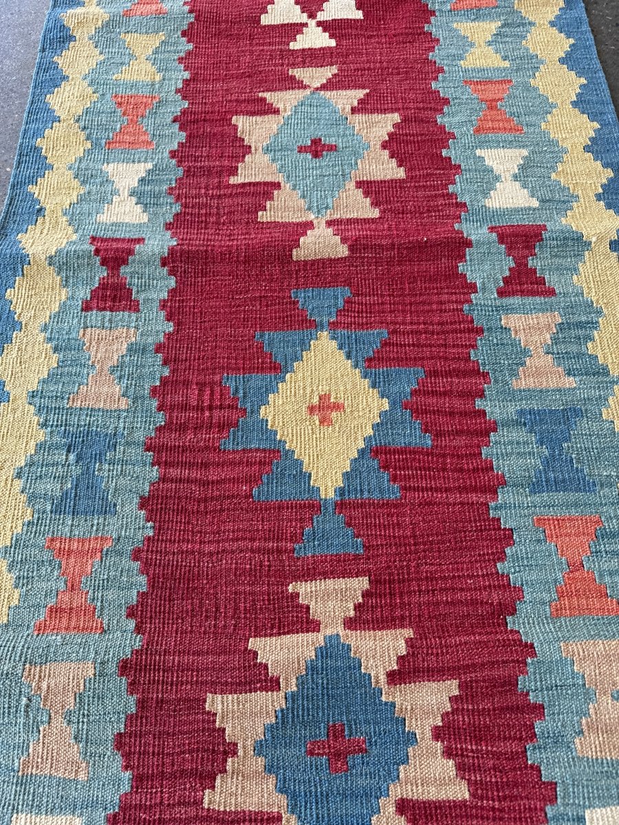 Persian Shiraz Kilim Runner Rug | 2' 10" x 6' 3"