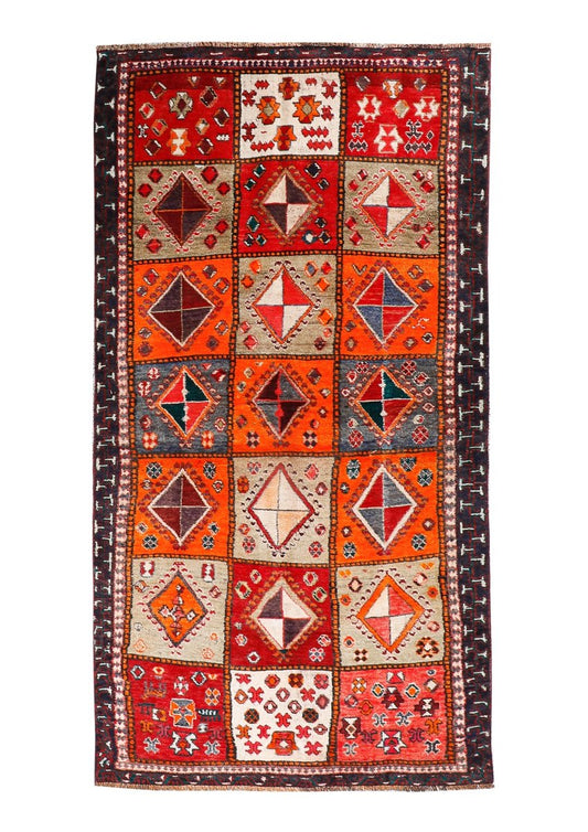 Persian Shiraz Rug | 4' 2” x 7' 10"