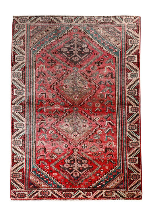 Persian Shiraz Rug | 4' 9” x 6' 9"