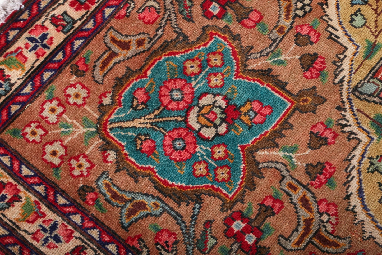 Vintage Persian Tabriz Rug | 7' 5" x 10' 8"