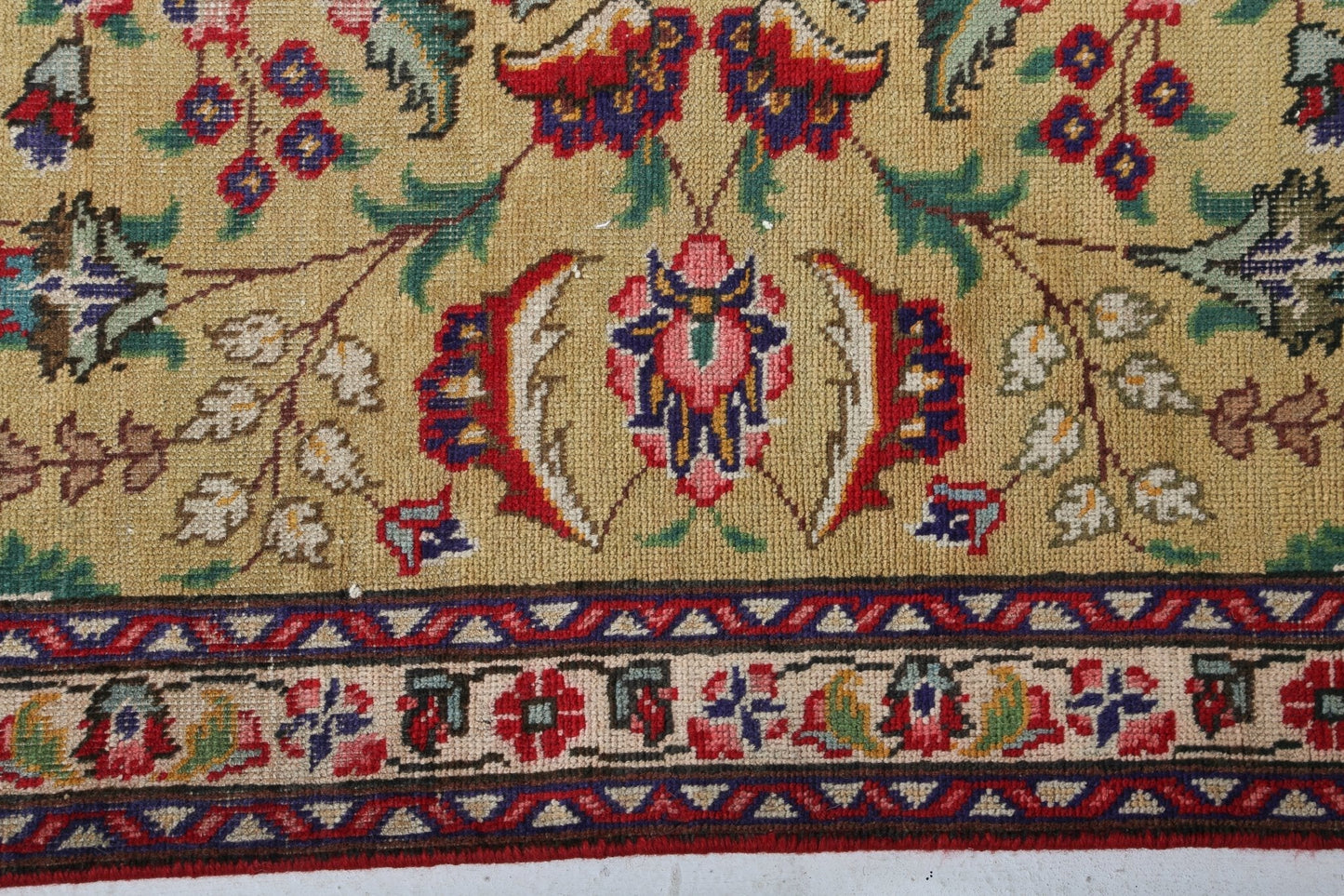 Vintage Persian Tabriz Rug | 7' 5" x 10' 8"
