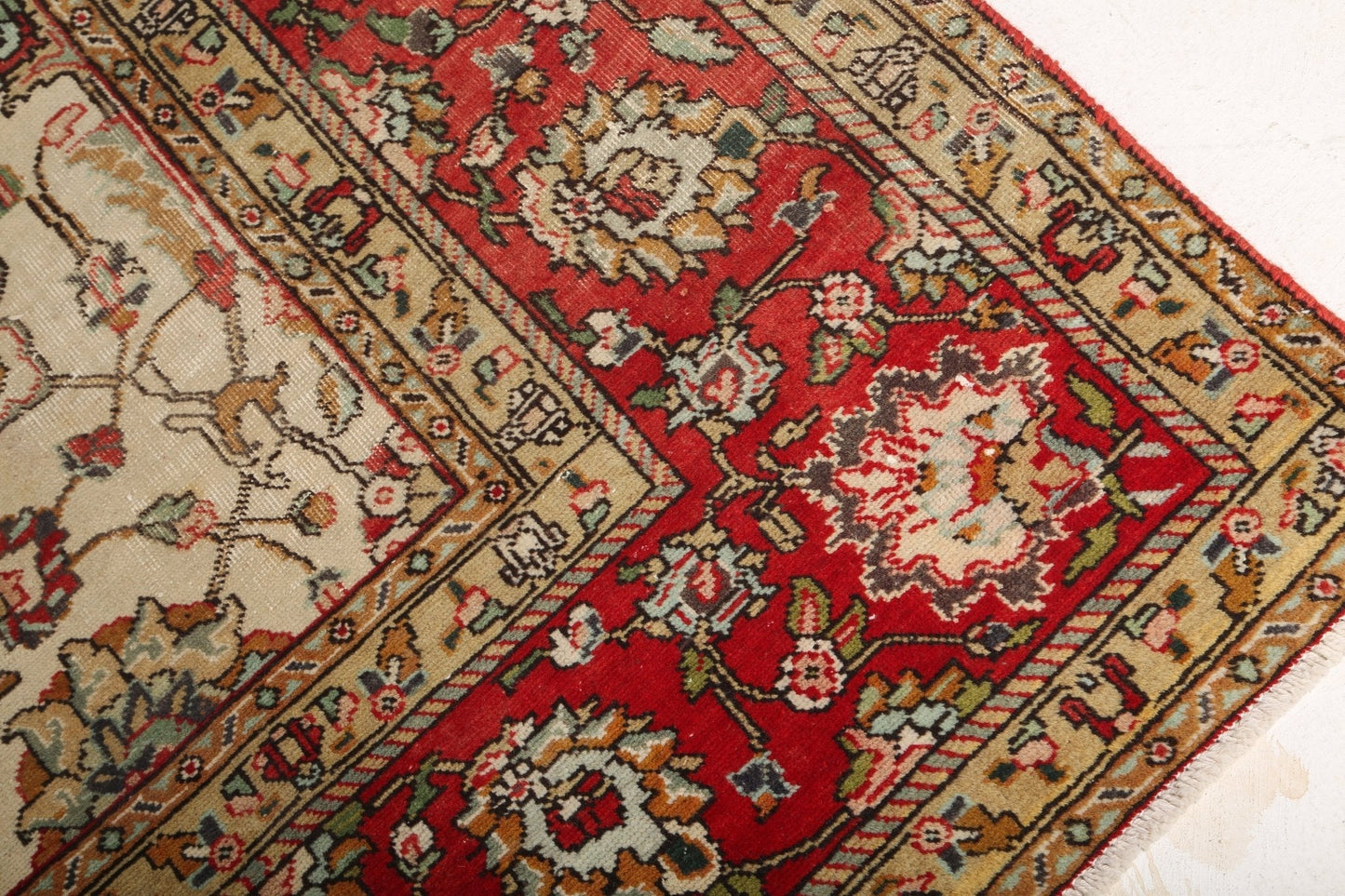 Vintage Persian Tabriz Rug | 9' 5" x 12' 10"