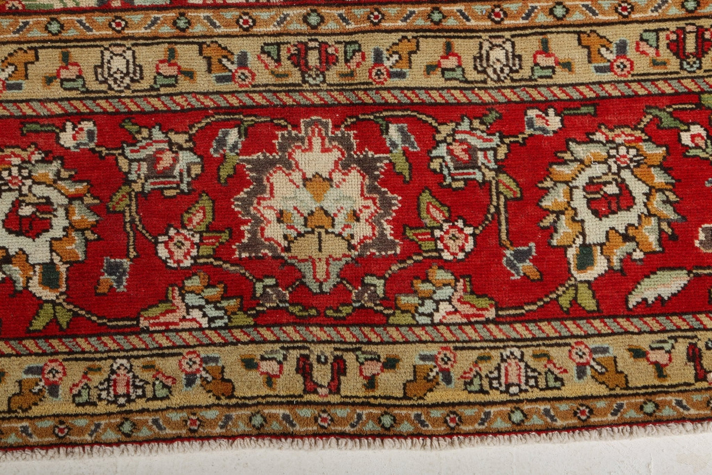Vintage Persian Tabriz Rug | 9' 5" x 12' 10"