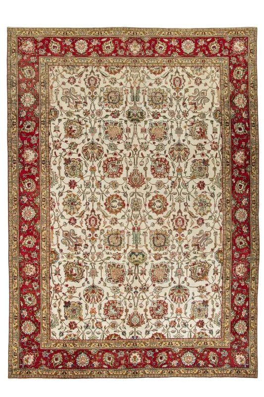 Vintage Persian Tabriz Rug | 9' 5" x 12' 10"