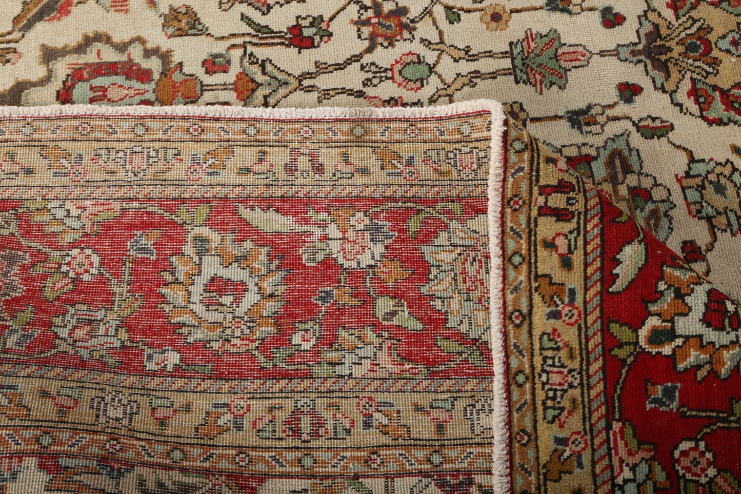 Vintage Persian Tabriz Rug | 9' 5" x 12' 10"