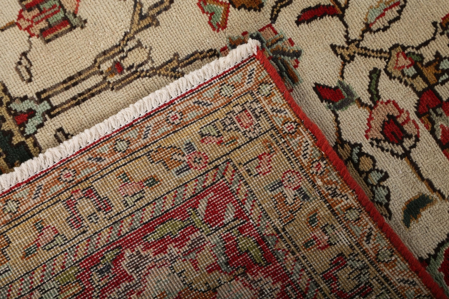 Vintage Persian Tabriz Rug | 9' 5" x 12' 10"