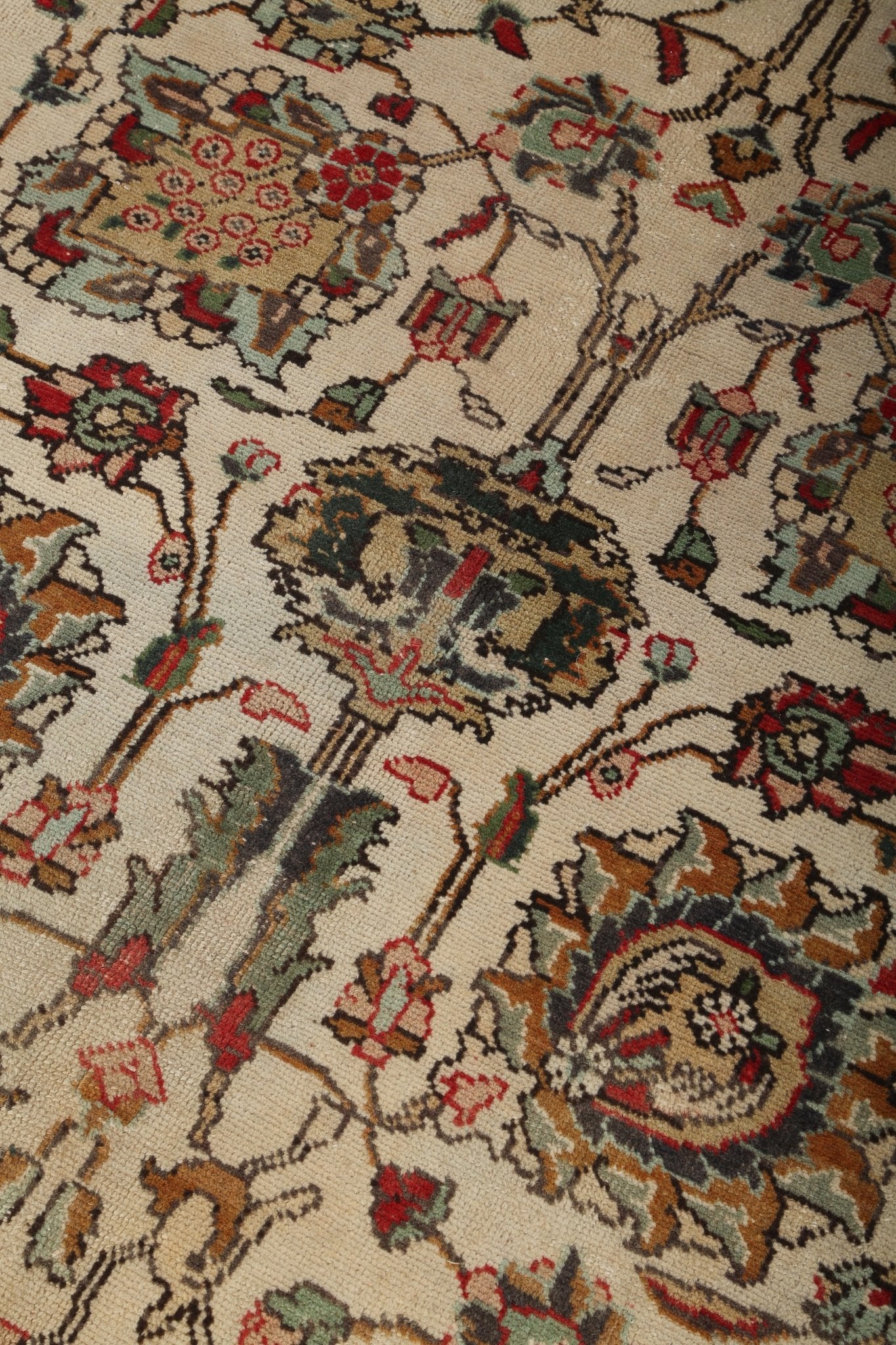 Vintage Persian Tabriz Rug | 9' 5" x 12' 10"
