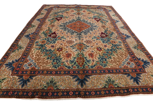 Vintage Persian Tabriz Rug | 9' 5" x 12' 8"