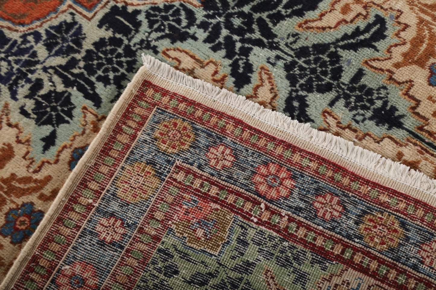 Vintage Persian Tabriz Rug | 9' 5" x 12' 8"
