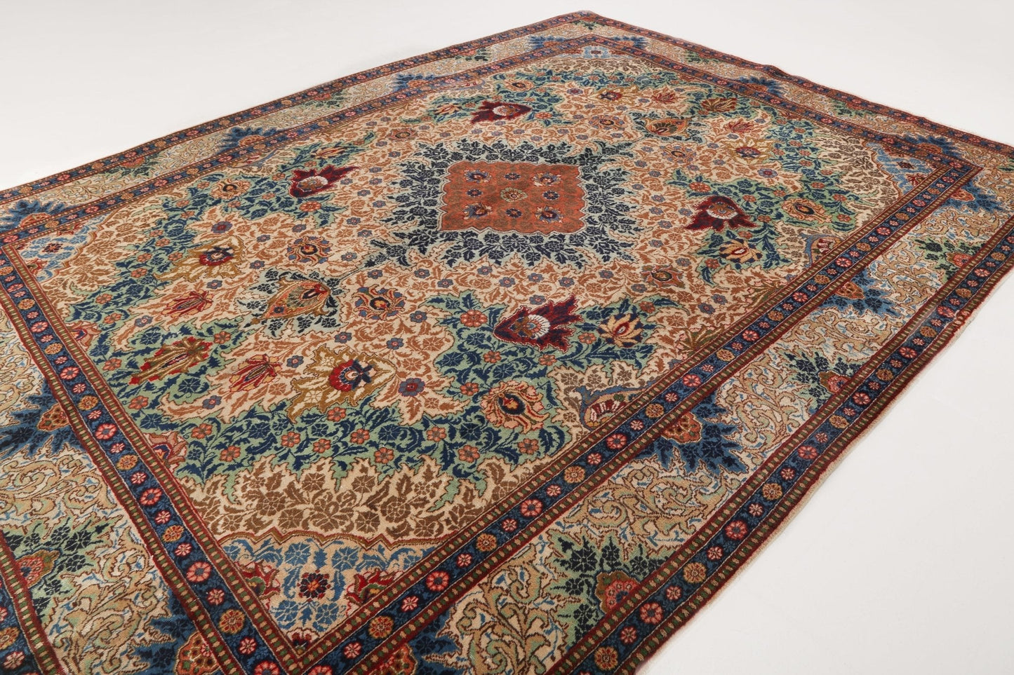 Vintage Persian Tabriz Rug | 9' 5" x 12' 8"