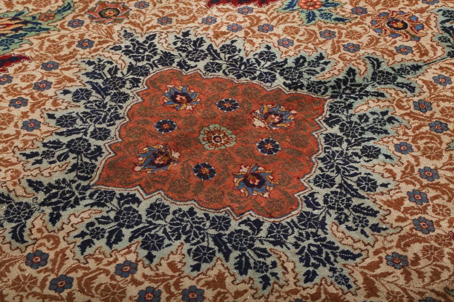 Vintage Persian Tabriz Rug | 9' 5" x 12' 8"