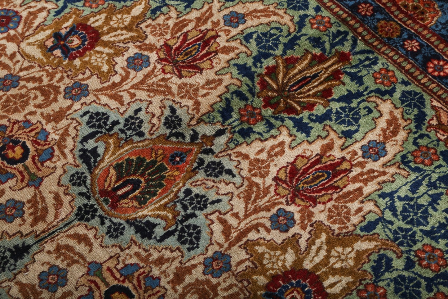 Vintage Persian Tabriz Rug | 9' 5" x 12' 8"